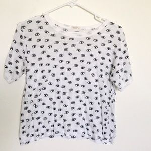 brandy melville eyes crop